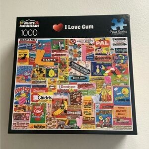 White Mountain “I Love Gum” 1000 piece puzzle